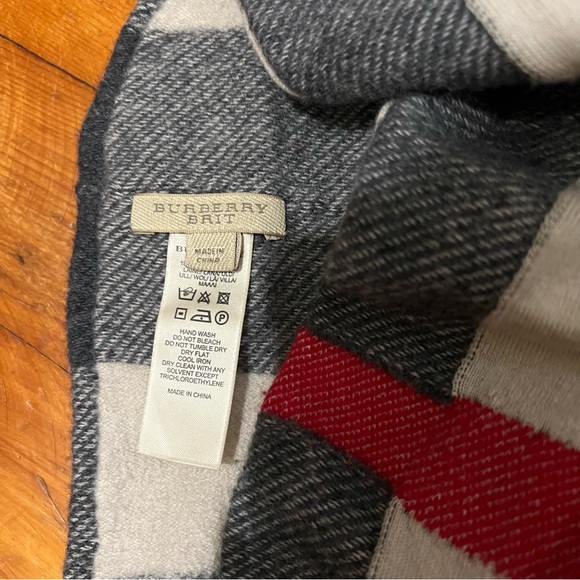 Burberry Accessories - Burberry Brit 100% wool scarf / snood in classic check